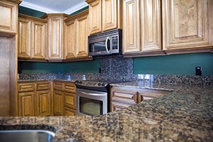 Dark Granite kitchen - Ohio Columbus granite and Quartz Countertops