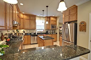 peacock green Granite kitchen Columbus granite and Quartz Countertops